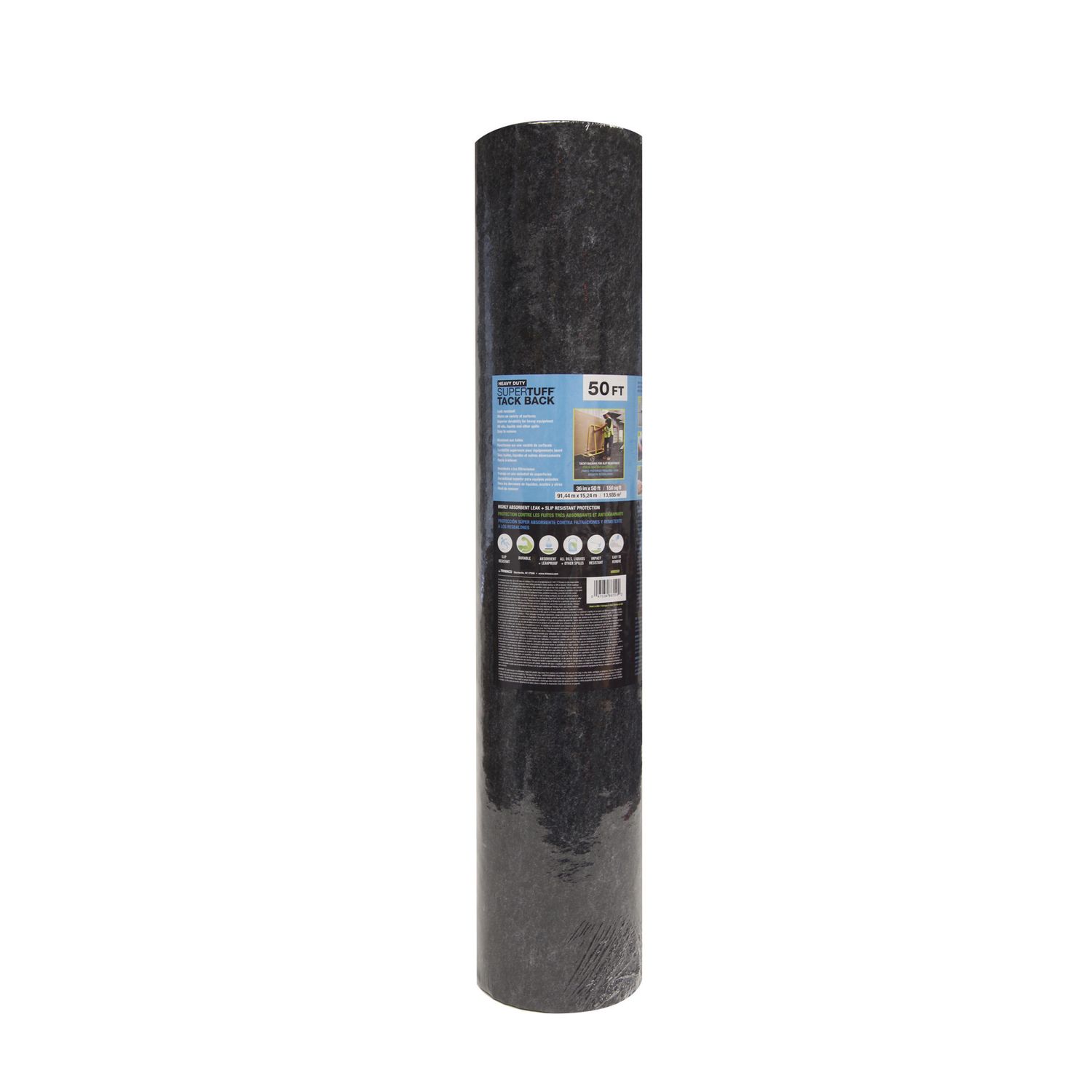 Trimaco Heavy Duty SuperTuff® Tack Back - 36" x 50'