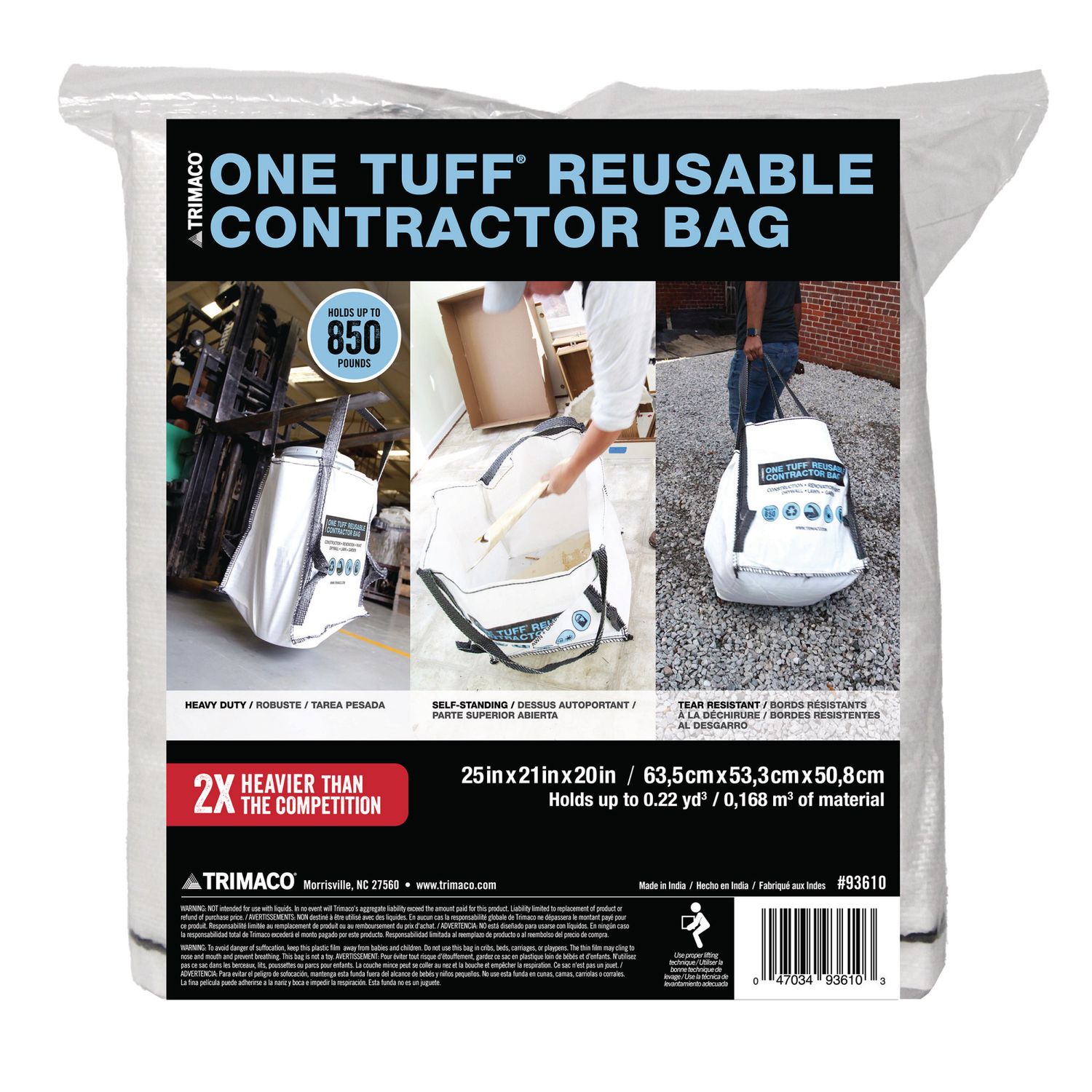 Trimaco One Tuff® Contractor Bag