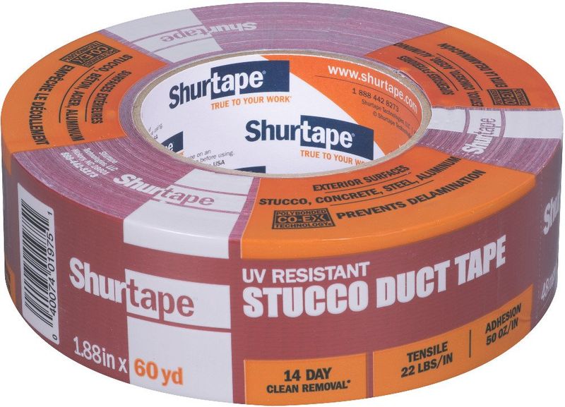 Shurtape UV Resistant Stucco Duct Tape - 2" x 180'
