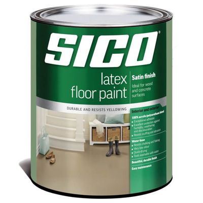SICO Floor Interior/Exterior Paint - Satin Finish - Quart