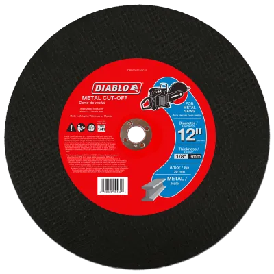 Diablo 12" 20mm High Speed Metal Cut-Off Disc