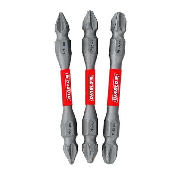 Diablo 2-1/2" Double-Ended Phillips Drive Bit Set