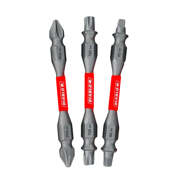 Diablo 2-1/2" Double-Ended Phillips, Square and Torx Drive Bit Set