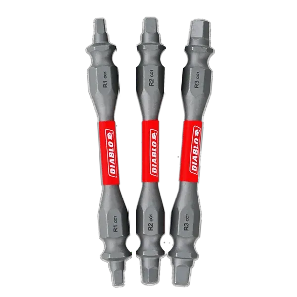 Diablo 2-1/2" Assorted Double-Ended Square Drive Bits