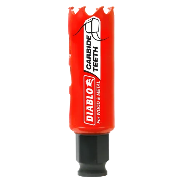 Diablo 1" Carbide Teeth Hole Saw for Wood and Metal