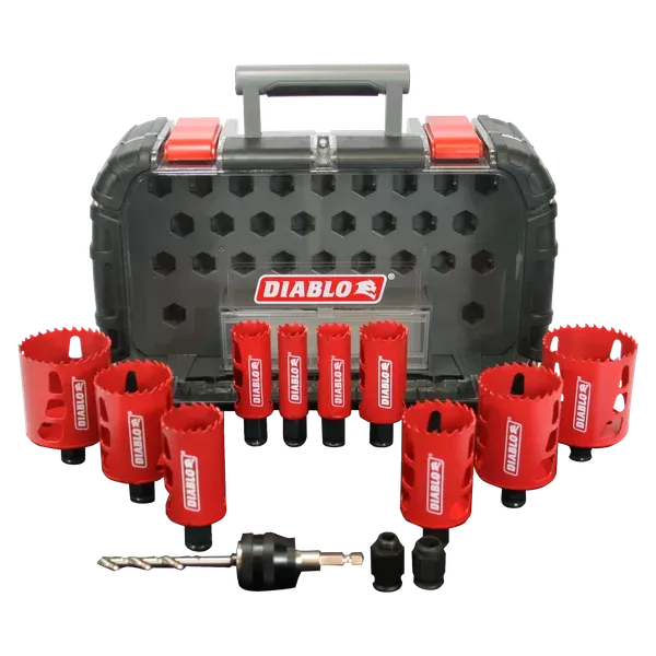 Diablo 14 pc General Purpose Bi-Metal Hole Saw Set