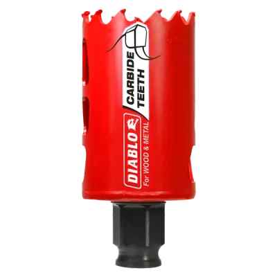 Diablo 1-5/8 Diablo 1-5/8" Carbide Teeth Hole Saw for Wood and Metal