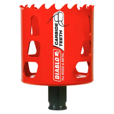 Diablo 2-9/16" Carbide Teeth Hole Saw for Wood and Metal