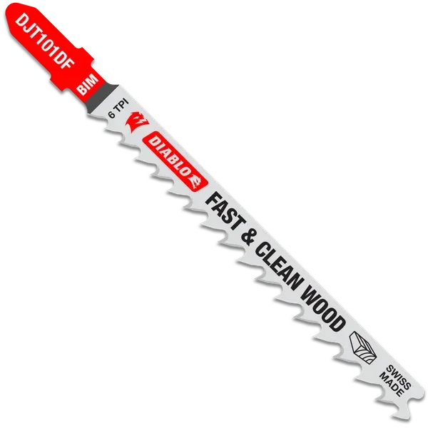 Diablo 4" 6TPI Bi-Metal Jig Saw Blades for Wood