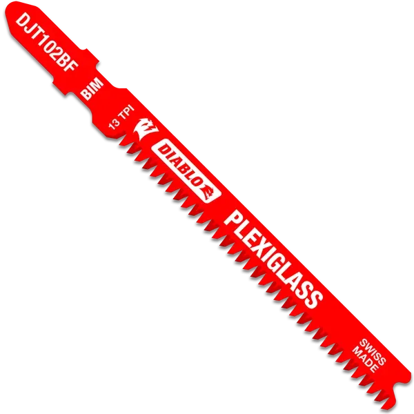 Diablo 3-5/8" 13TPI Bi-Metal Jig Saw Blades for Plexiglass