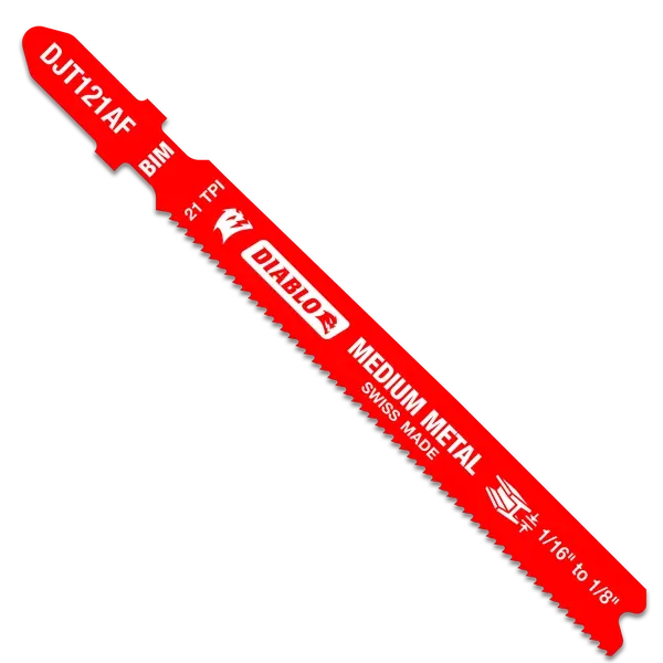 Diablo 3-5/8" 21TPI Bi-Metal Jig Saw Blades for Medium Metal