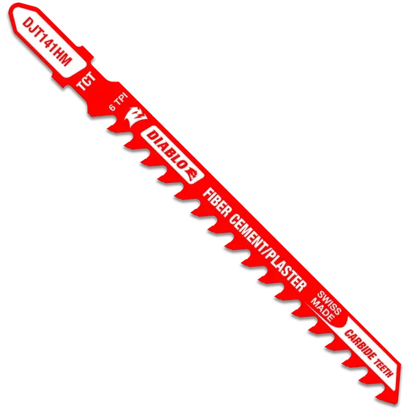 Diablo 4" 6TPI Carbide Jig Saw Blade for Fiber Cement & Plaster
