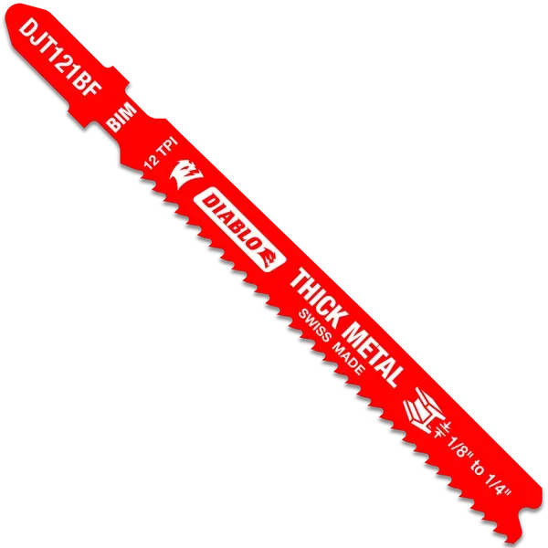 Diablo 3-3/8" 12TPI Bi-Metal Jig Saw Blades for Thick Metal
