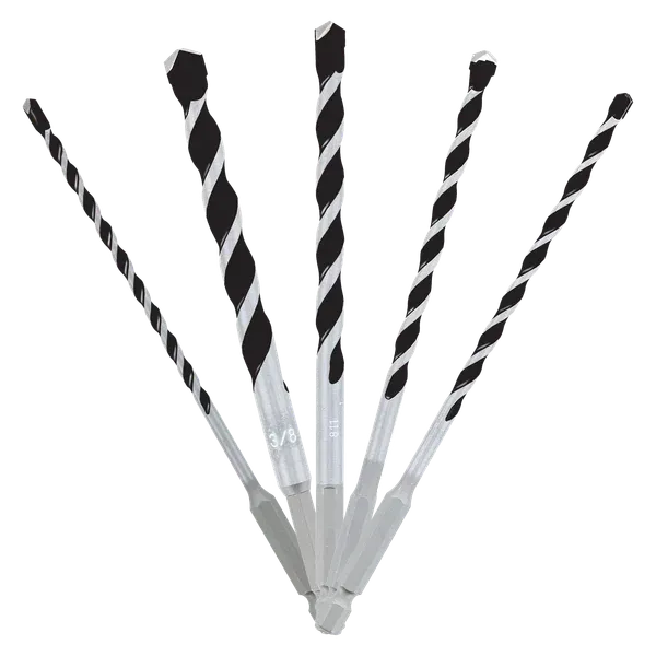 Diablo 5 pc Multi-Material Carbide-Tipped Hammer Drill Bit Set