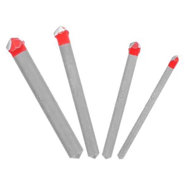 Diablo 4 pc Carbide-Tipped Drill Bit Set for Tile & Stone