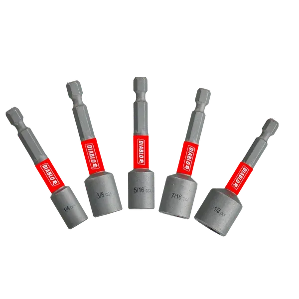 Diablo 2-9/16" Magnetic Nut Driver Assorted Pack