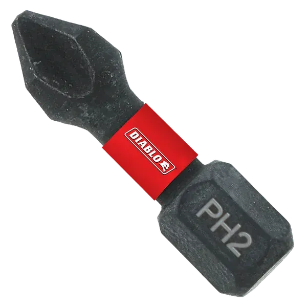 Diablo 1" #2 Phillips Drive Bits - 25 Pack