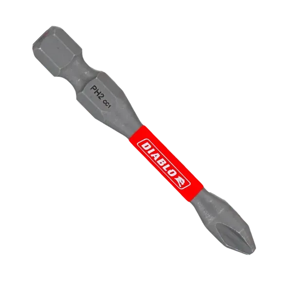 Diablo 2" #2 Phillips Drive Bits - 5 Pack