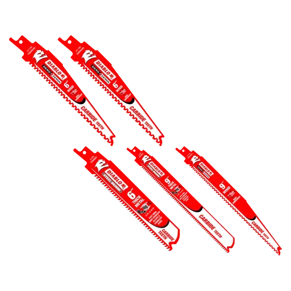 Diablo 5 pc Steel Demon™/Demo Demon™ Reciprocating Saw Blade Set