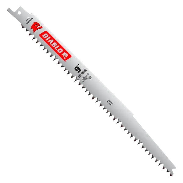Diablo 9" 5TPI Fleam Ground Reciprocating Saw Blades for Pruning - 5 Pack