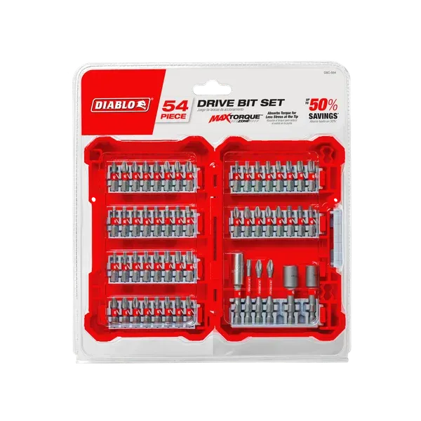 Diablo 54 pc Screwdriving Set