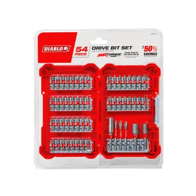 Diablo 54 pc Screwdriving Set