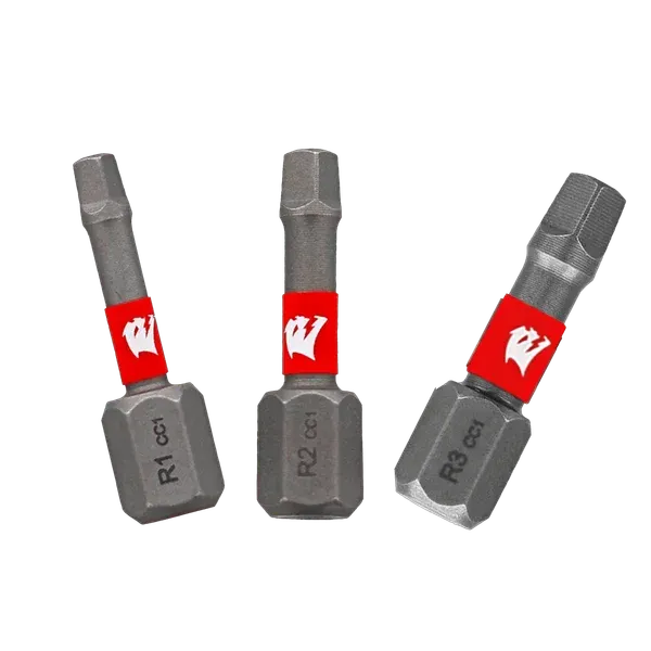 Diablo 1" Assorted Square Drive Bits - 3 Pack