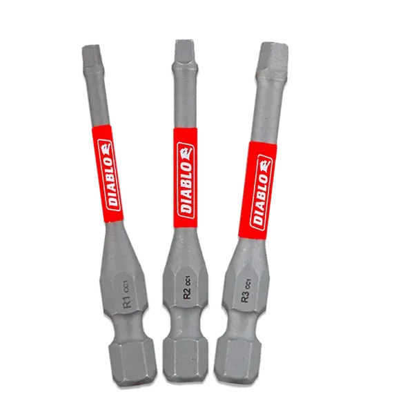 Diablo 2" Square Drive Bit Assorted Pack - 3 Pack
