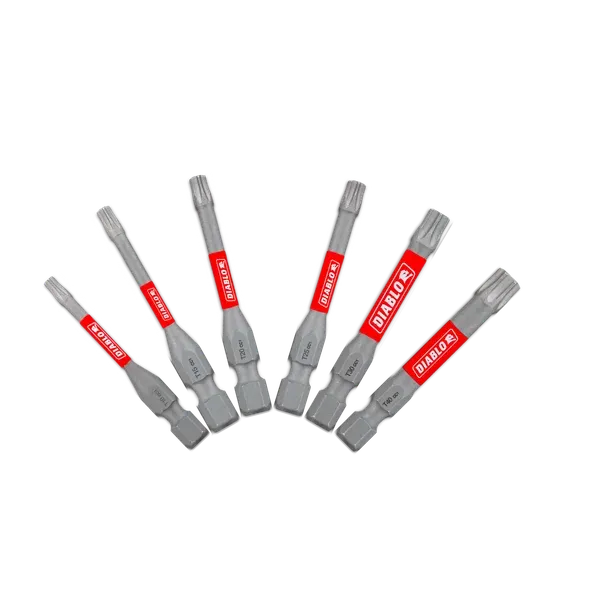Diablo 2" Torx Drive Bits - 6 Pack
