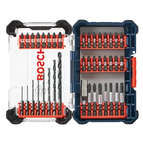 Bosch 40pc Driven Impact Screwdriving and Drilling Custom Case Set