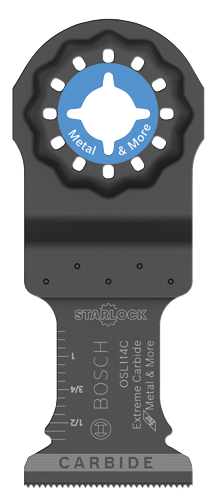 Bosch 1-1/4 In. Starlock® Oscillating Multi Tool Carbide Plunge Cut Blade
