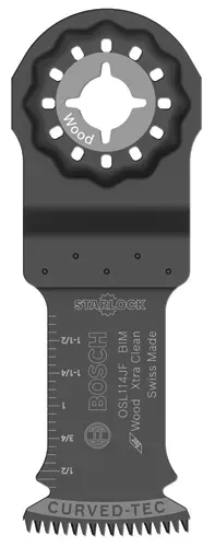 Bosch 1-1/4 In. Starlock® Oscillating Multi Tool Bi-Metal Xtra Clean Plunge Cut Blade
