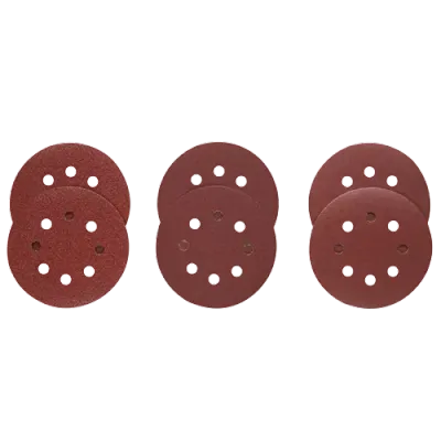 Bosch 6 Piece Assortment 5" 8 Hole Hook-and-Loop Sanding Discs