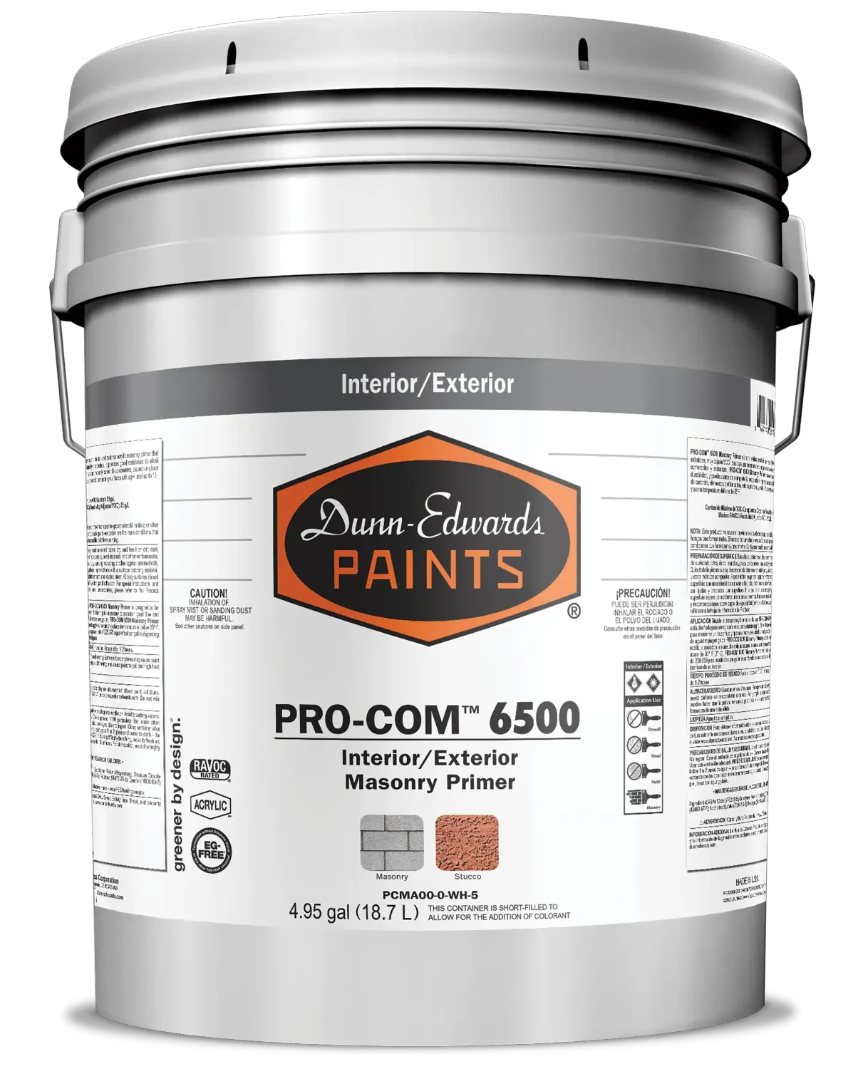Dunn Edwards PRO-COM® Masonry Interior/Exterior Primer - White