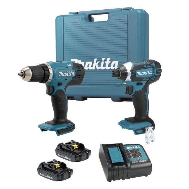 Makita 18V LXT 2 Tool Combo Kit, Compact x2