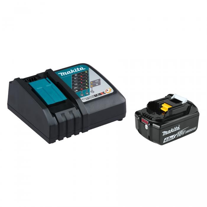 Makita 18V LXT Rapid Charger Starter Kit, 4.0Ah x1