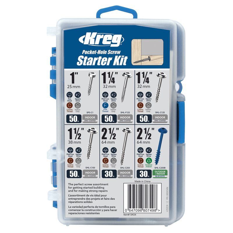 Kreg Pocket-Hole Screw Starter Kit