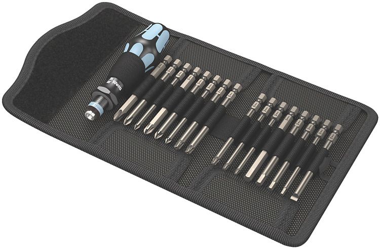 Wera Kraftform Kompakt 60, stainless, 17 pieces