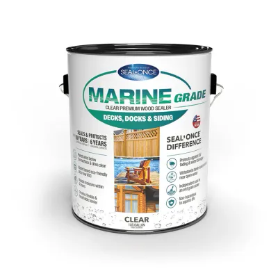 Seal Once MARINE GRADE Clear Wood Sealer