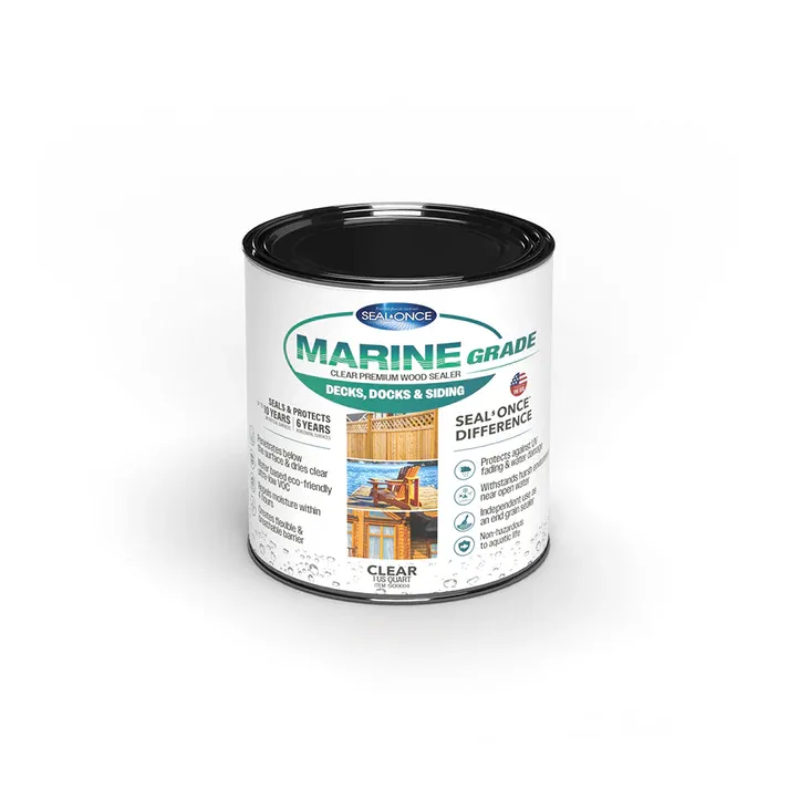 Seal Once MARINE GRADE Clear Wood Sealer