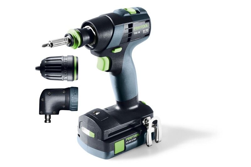 Festool Cordless Drill TXS 18 HPC 4,0 I-Set