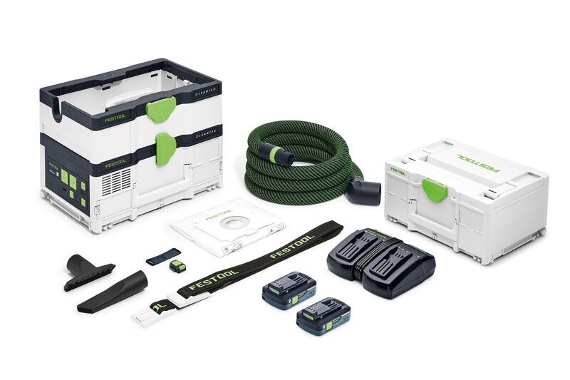 Festool Cordless mobile dust extractor CLEANTEC CTC SYS I HEPA-Plus