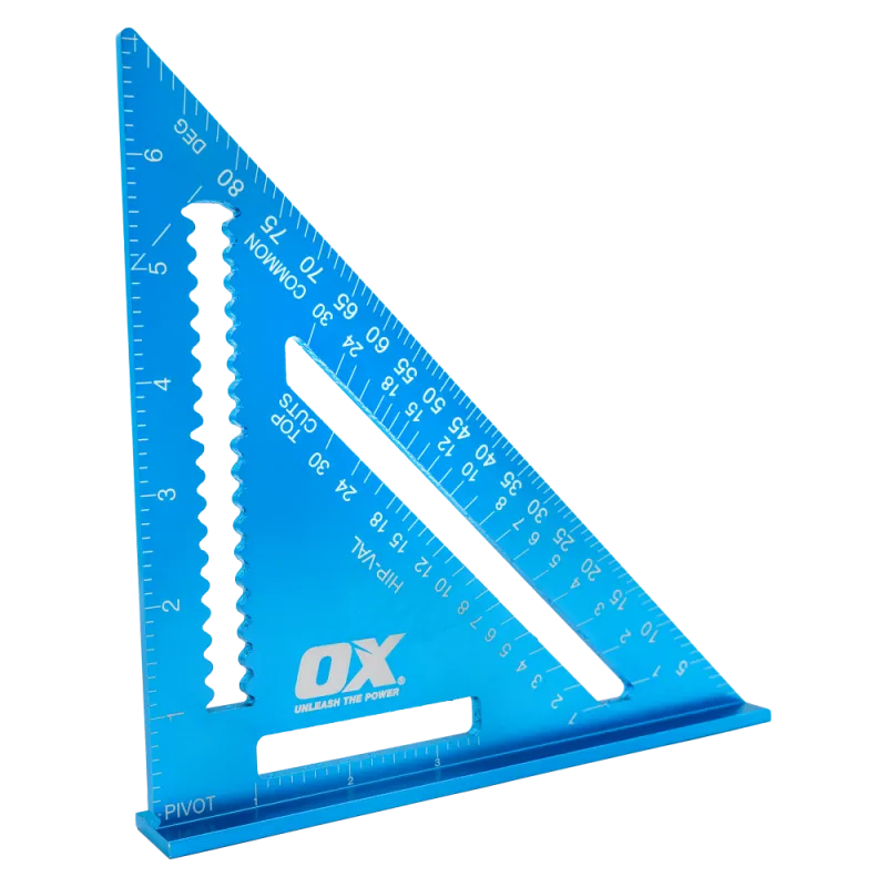 OX Pro Aluminum Rafter Square | 7-Inch / 180mm