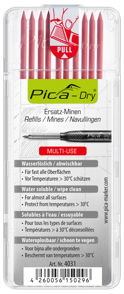 Pica Multi-Use Dry Refill-Set - Red