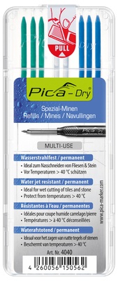 Pica Multi-Use Dry Water Jet Resistant Refill-Set - Colour Mix Pica Multi-Use Dry Water Jet Resistant Refill-Set - Colour Mix