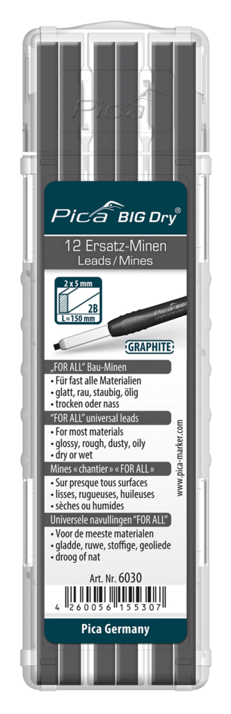 Pica Big Dry Universal Refill-Set - Graphite