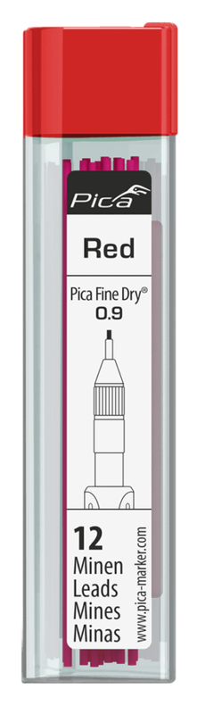 Pica Refills Fine Dry - Red