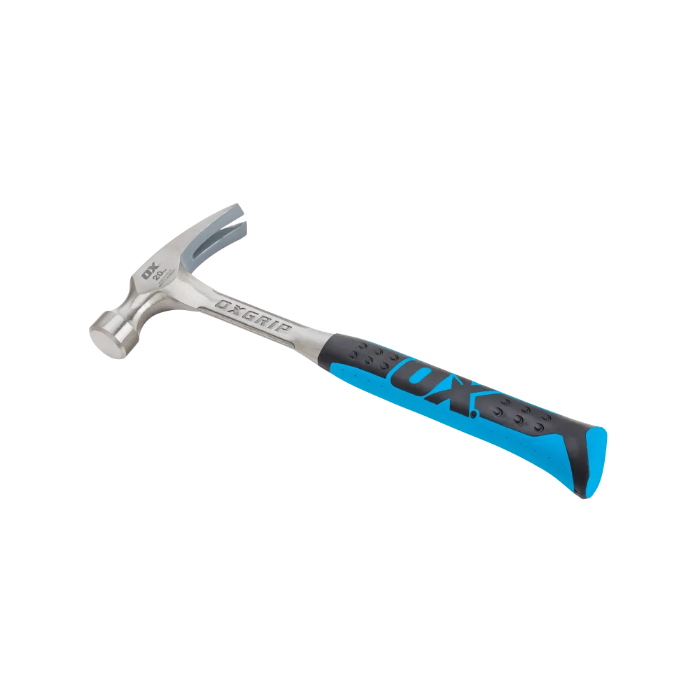 Ox Pro Straight Claw Hammer | 20-Ounce / 560-Grams