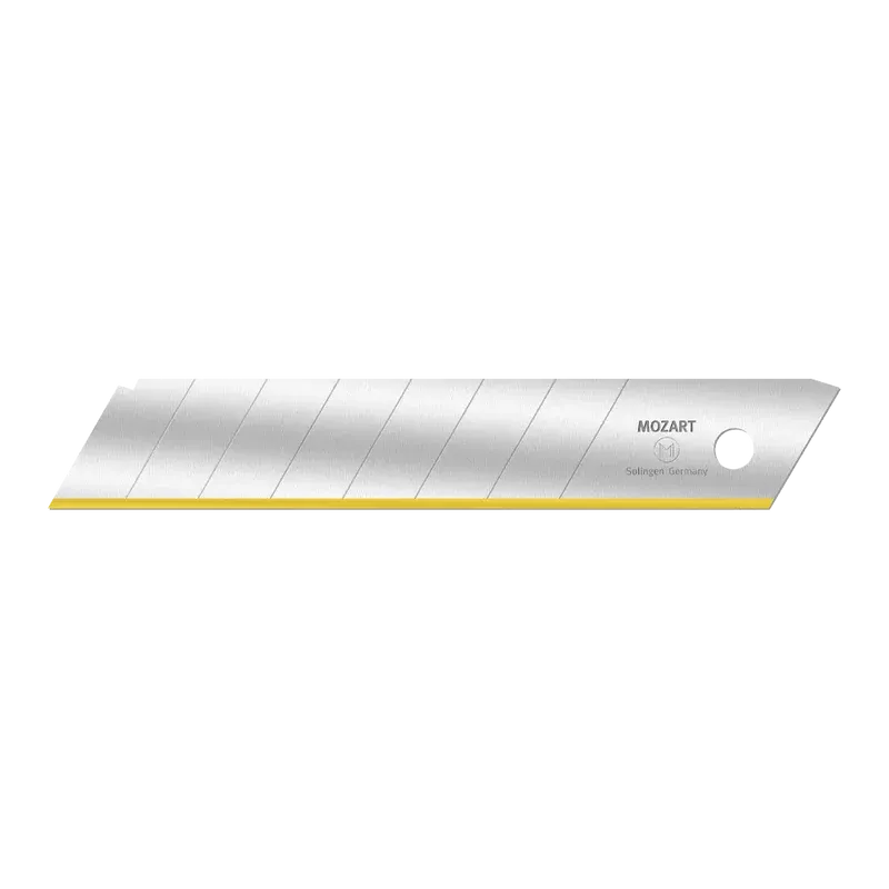 MOZART Snap-Off Blade TIN HRC 65 Hardness 18mm - 10 Pack