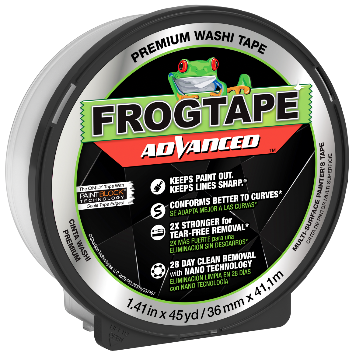 FrogTape® Advanced™ Painter's Tape - 1.5" x 135'
